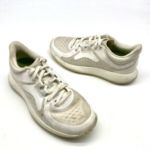 LULULEMON Strongfeel Logo White Grey Training Sneakers Tennis Shoes Ladies 6